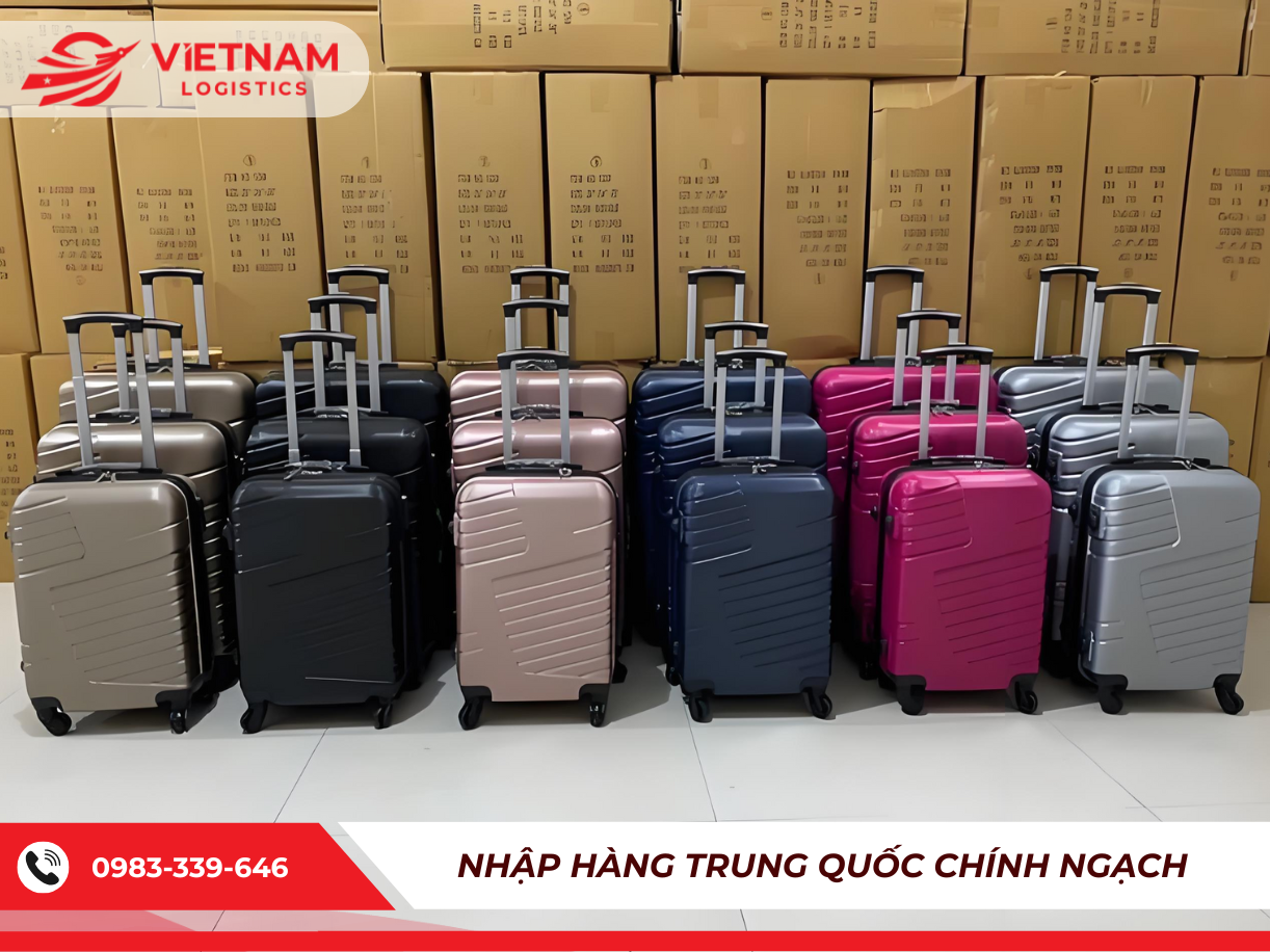 Nhập vali từ Trung Quốc
